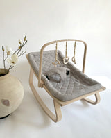 Babywippe | Babyschaukel | Babystuhl  | Geschenk zur Geburt | Erstausstattung Baby