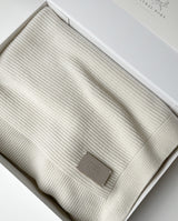 Premium Kaschmir Decke - Ivory White grob