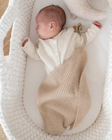 Premium Cashmere Blanket - Hazel Brown coarse