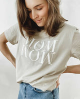 Shirt MOM WOW - natural sand