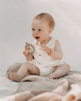 Musselin Body - white