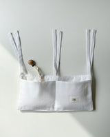 Organizer for baby basket | Pure White
