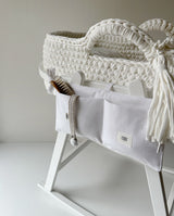 Organizer for baby basket | Pure White