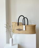 Moseskorb aus Elefantengras inkl. Matratze - Diamond von UNIQUE LOVE Design