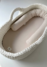 Bettschlange für Moseskorb - Natural Beige
