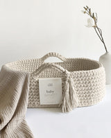 Babykorb | Moseskorb | Babybett | Beistellbett | Stubenwagen | Babynest | Babywiege | Erstausstattung Baby | Beistellbett | Geschenk zur Geburt