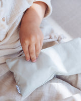 Aroma pillow 'Dream sweet little one' - soft grey