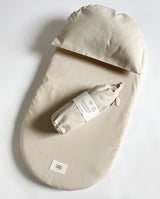Baby Bedding - Bedding set for baby basket - natural beige