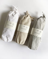 Baby Bedding - Bedding set for baby basket - Soft grey