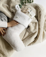 Weihnachtsstrumpf Toddy - pure white