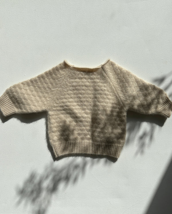 Cashmere Baby Sweater - off white