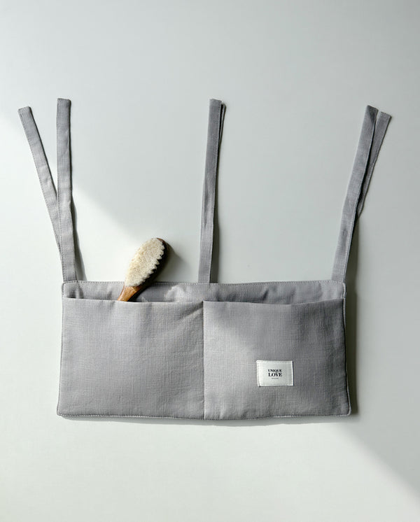 Organizer for baby basket | Soft Grey