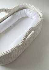 Babykorb Bettschlange | pure white