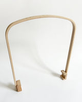 Play arch set for cradle frame-Love you to the moon and back | Natural &amp; Grey