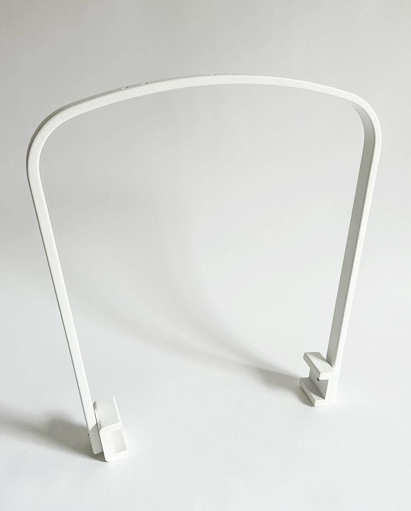 Play arch for cradle frame - white