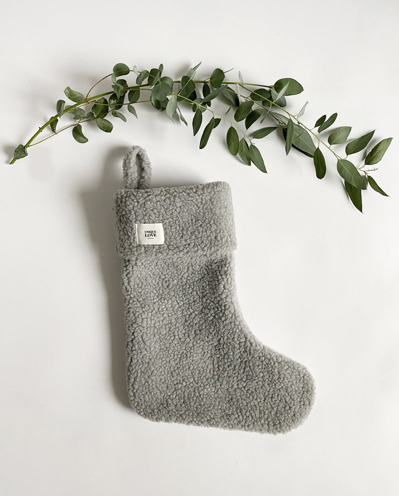 Christmas stocking Toddy - cozy grey