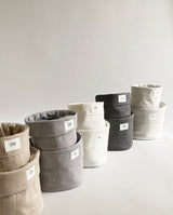 Storage baskets set of 2 Linen | Sand